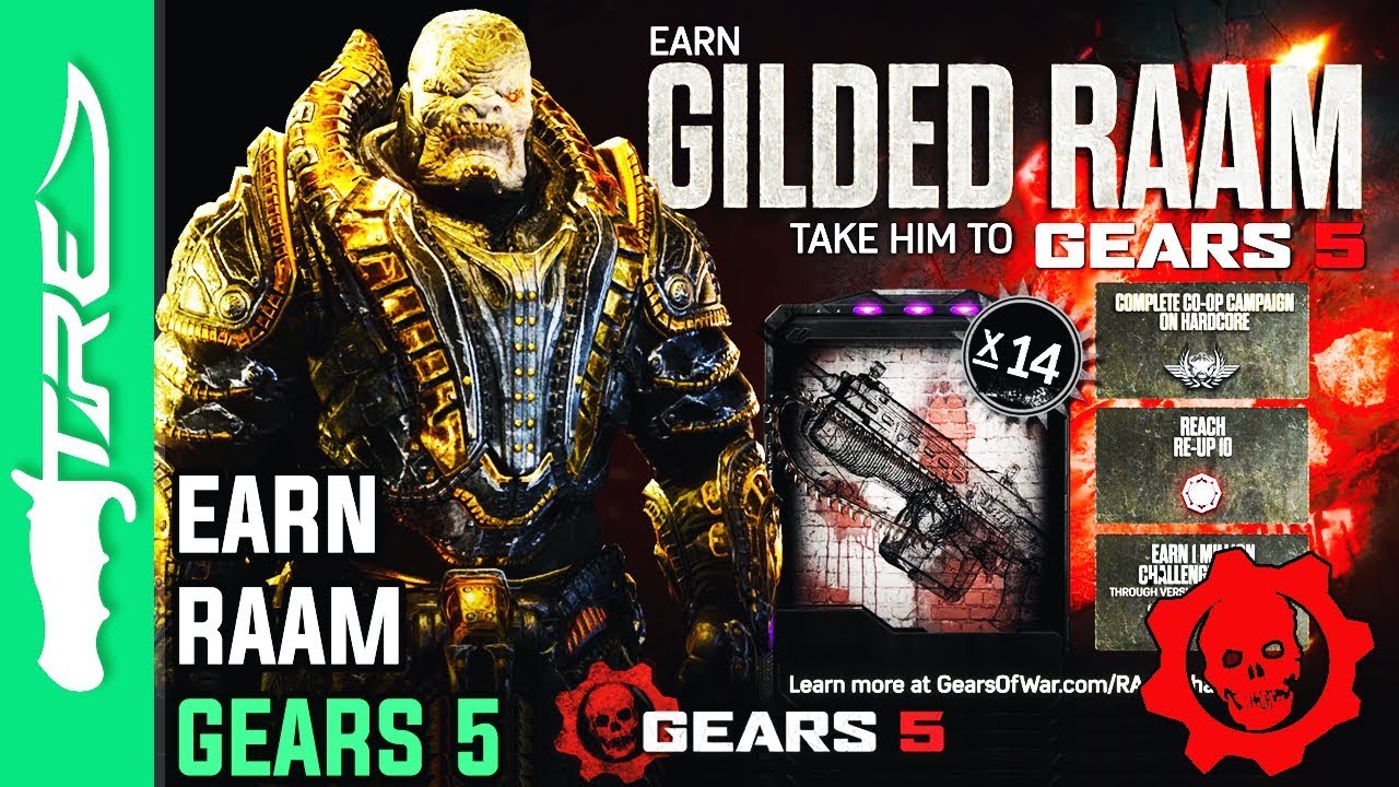 Gears of War 5 - Unlock RAAM in Gears 5, Earnable Gears 5 Content, No More Skins in Gears 4 (GOW5)
