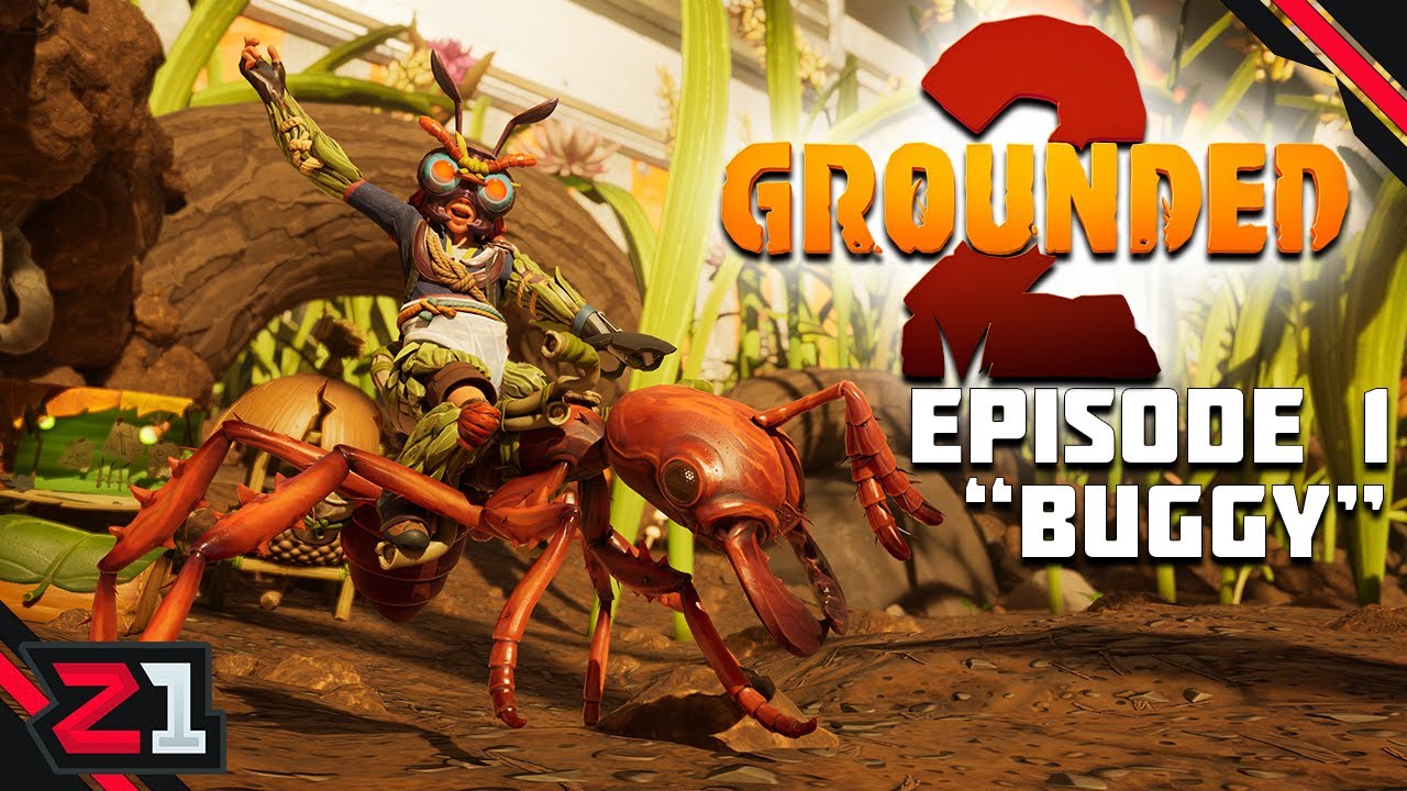 SHRUNK Again To Save BURG.L ?! Hatching Our First Ant BUGGY ! Grounded 2