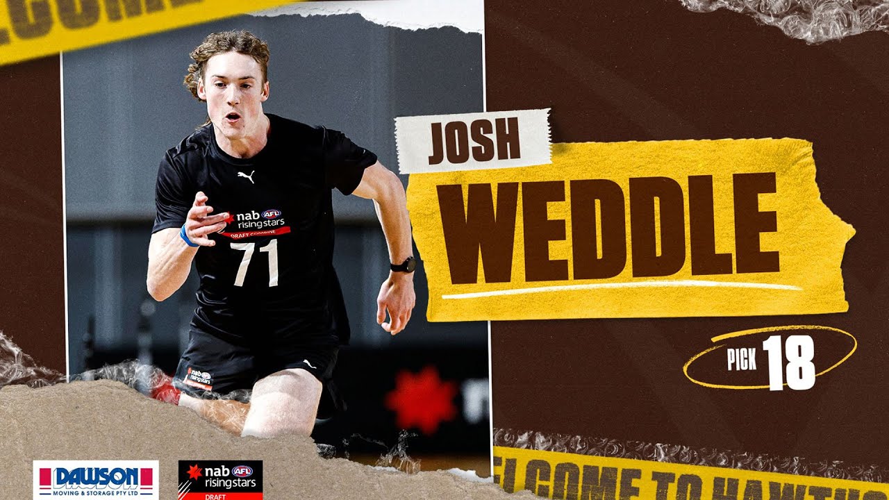 Hawks land another top 20 pick | Josh Weddle Highlights