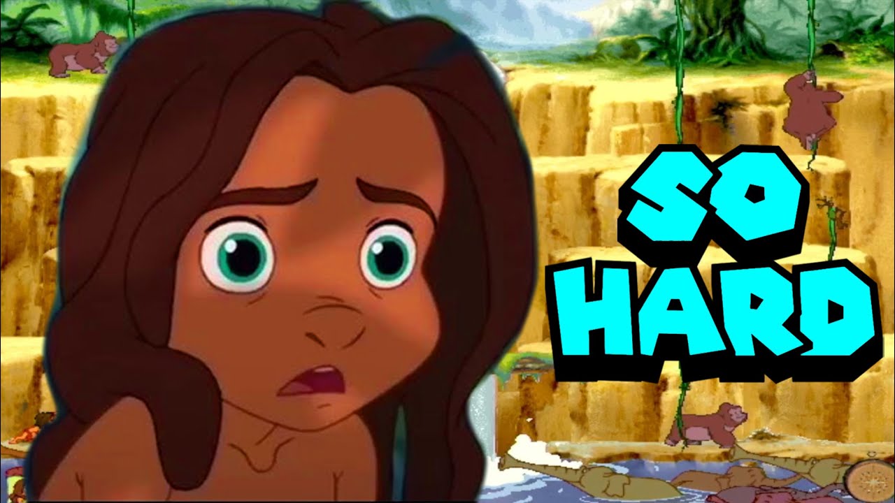 You Probably NEVER Beat This Tarzan Game! Tarzan Activity Center (1999) Jungle Tumble Level 2