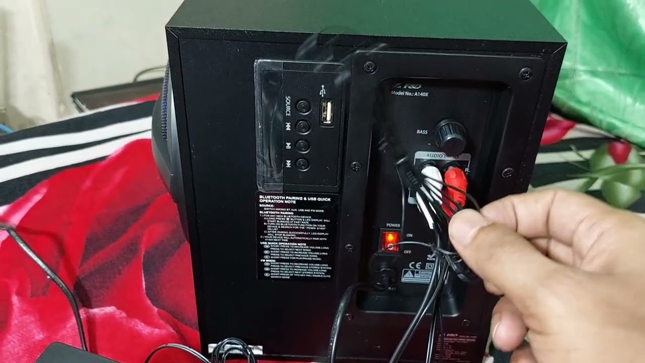 Full Setting of F&D A140x Sound Box in Bangla // Part 02
