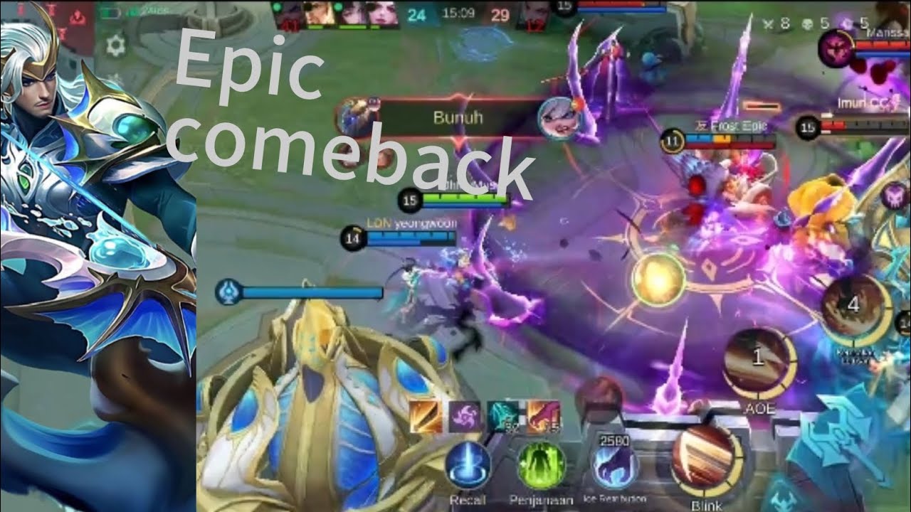 What a comeback from yss gameplay Mlbb