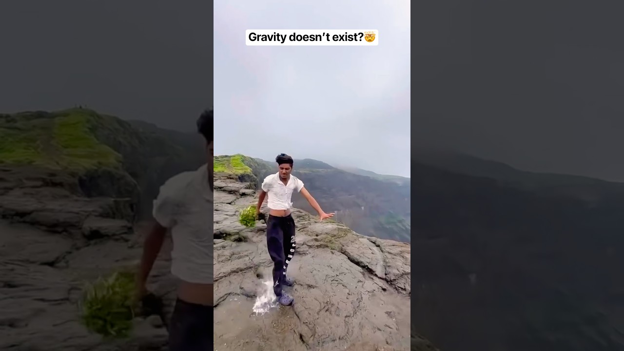 Gravity doesn&rsquo;t exist?🤯 #shorts #youtubeshorts #shortvideo #viralvideo #travel #mahadev #nature