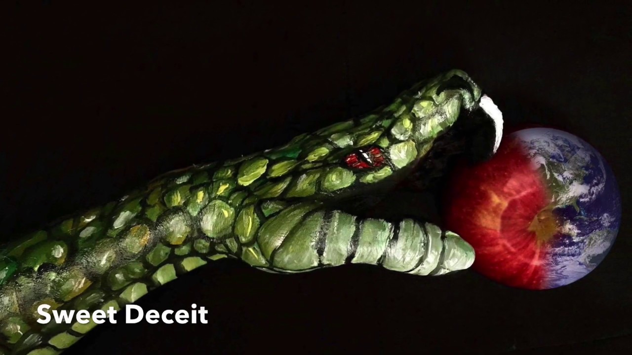Hand Art- Painting My Hand into a Snake Video