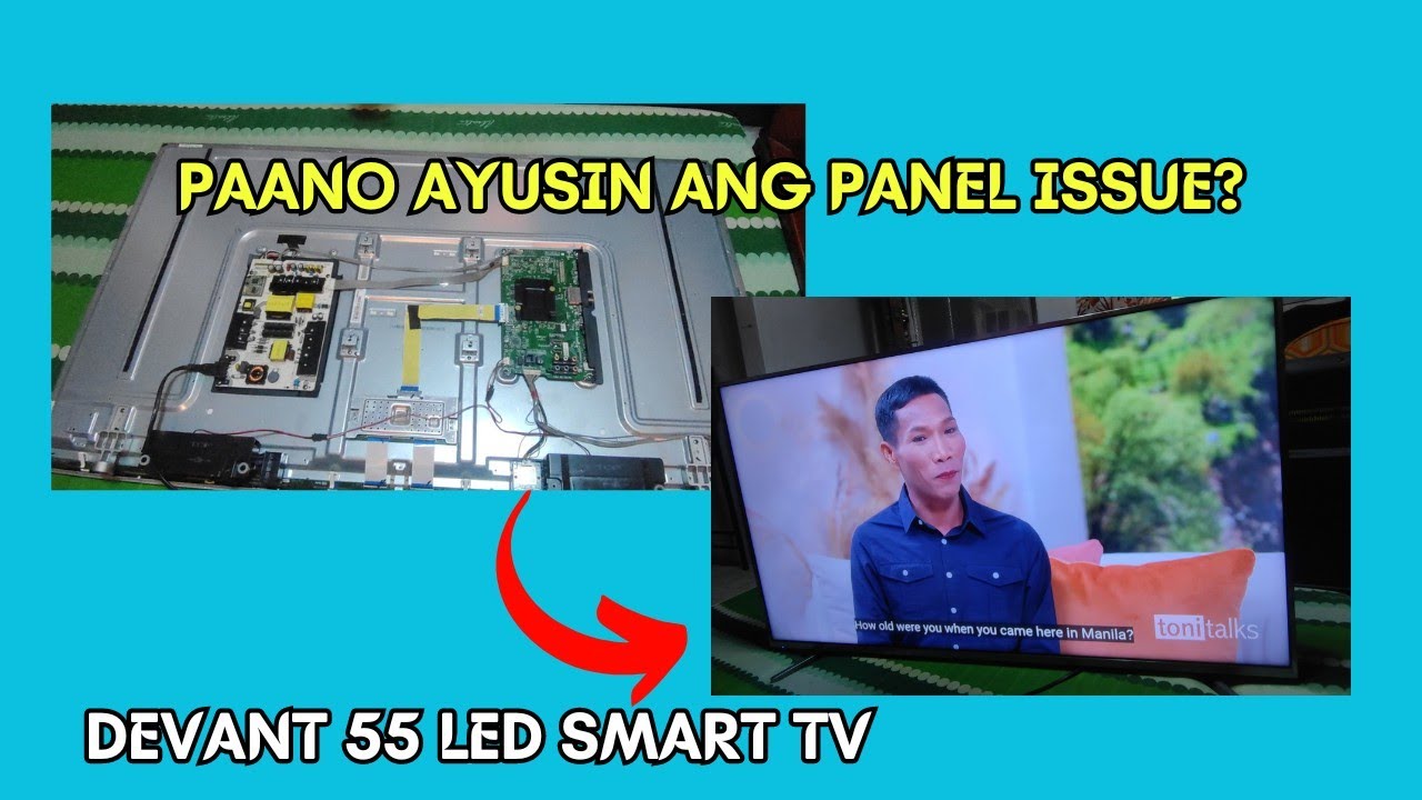 How to repair no Display with power | Devant 55 inch smartLED TV