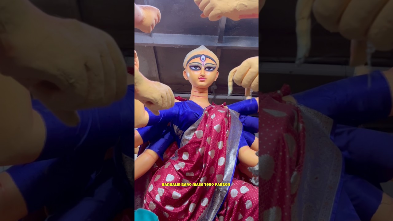 Pradip Rudra Paul Studio 2025 | Durga Idol Making I Kumartuli Durga Pratima 2025 | Durga Puja 2025