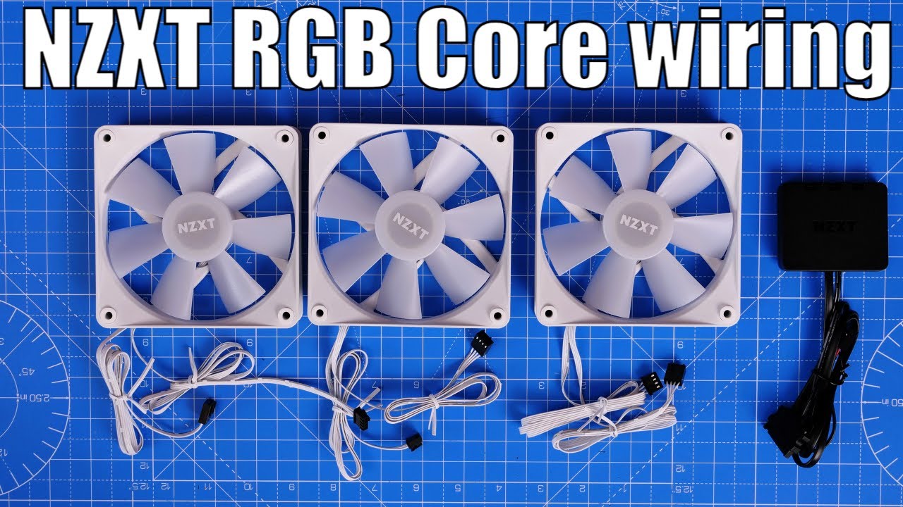 How to connect NZXT F120 and F140 Core RGB Fans