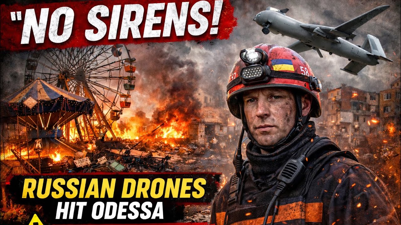 I Was There: Bone-Chilling Drones Over Odessa as Russia Hits Civilian Targets