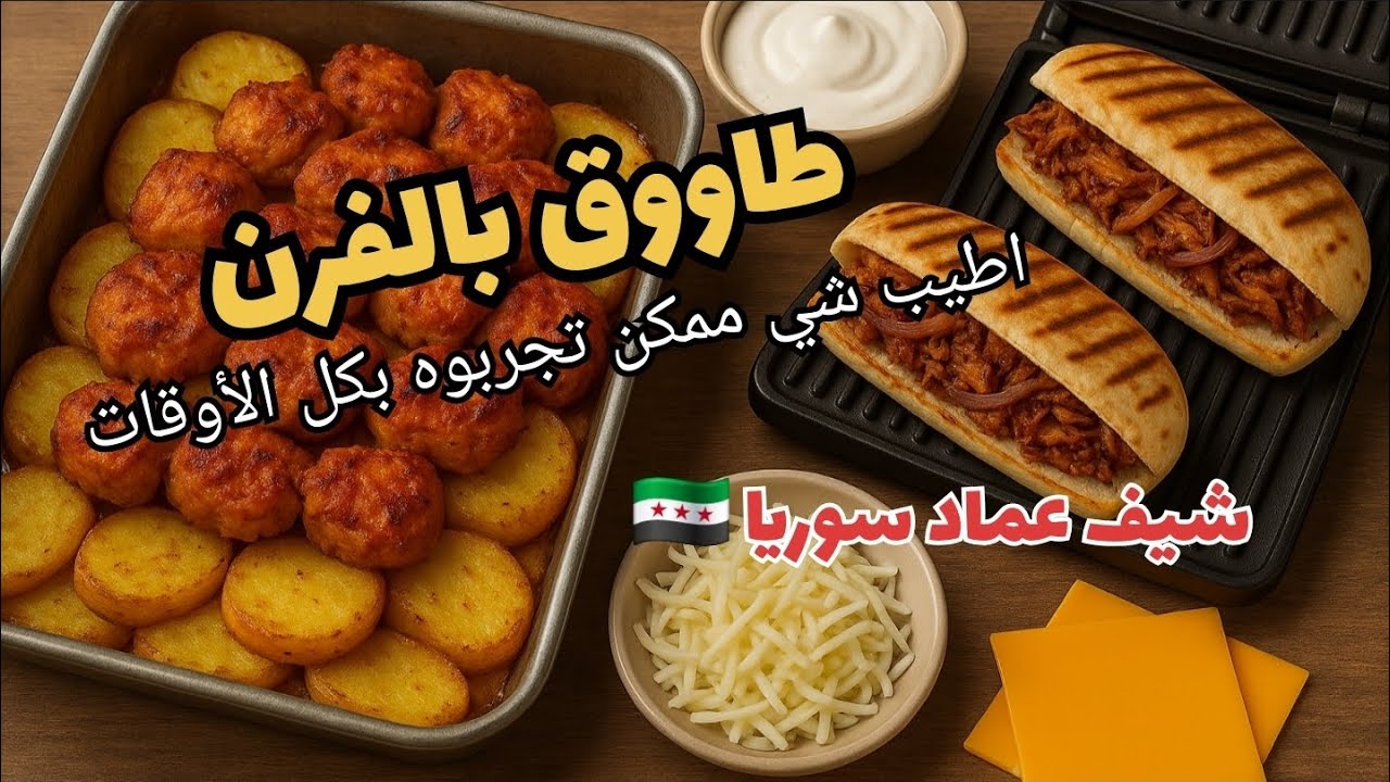 صينية طاووق بالفرن مع البطاطا 🍗🔥 | الطعم الشرقي الأصيل بلمسة|شيف عماد سوريا
