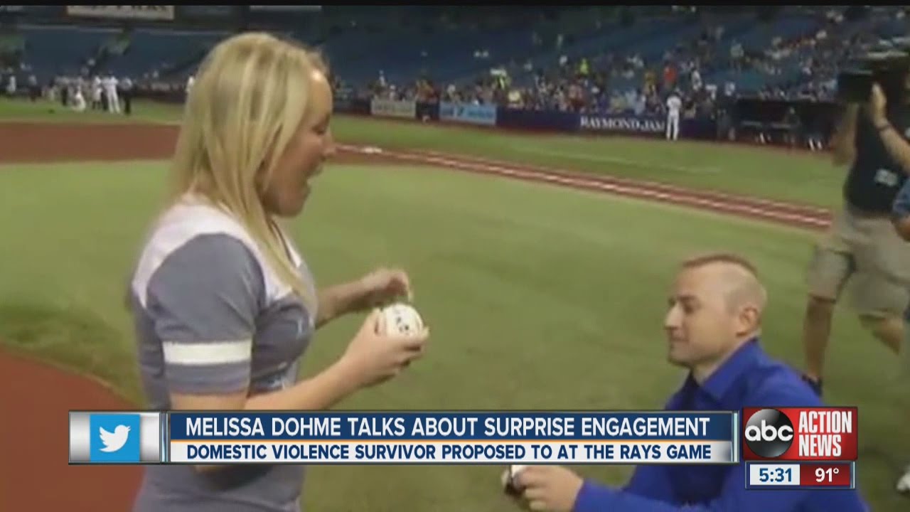 Melissa Dohme and fiance Cameron Hill are talking about their surprise engagement