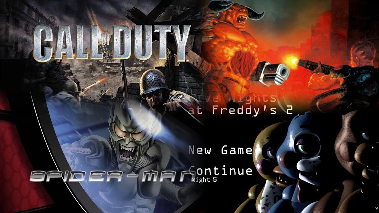 Jugando | DOOM 2, SPIDERMAN 2002, CALL OF DUTY, FIVE NIGTHS AT FREDDYS 2 y MUCHO MAS
