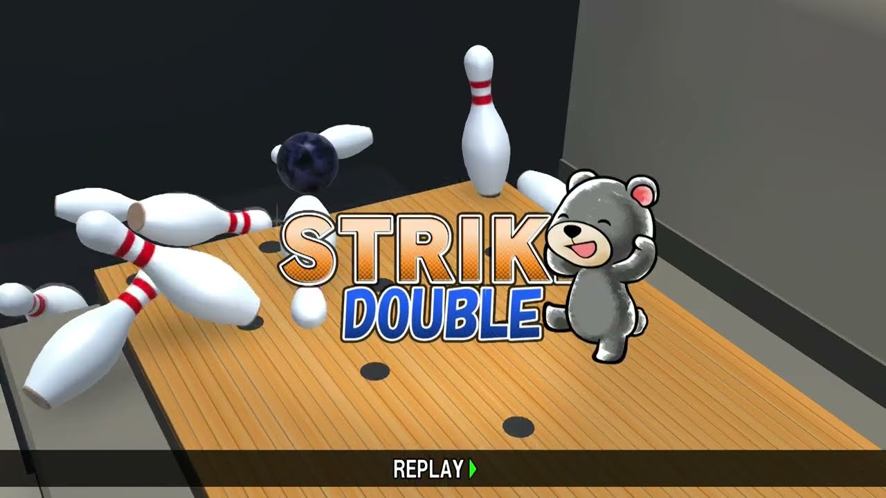 あつまれBOWLING：ベーシック通し　スコア233　うまくいかない10フレミスしたクマのボウリング　#あつまれBOWLING #ボウリング