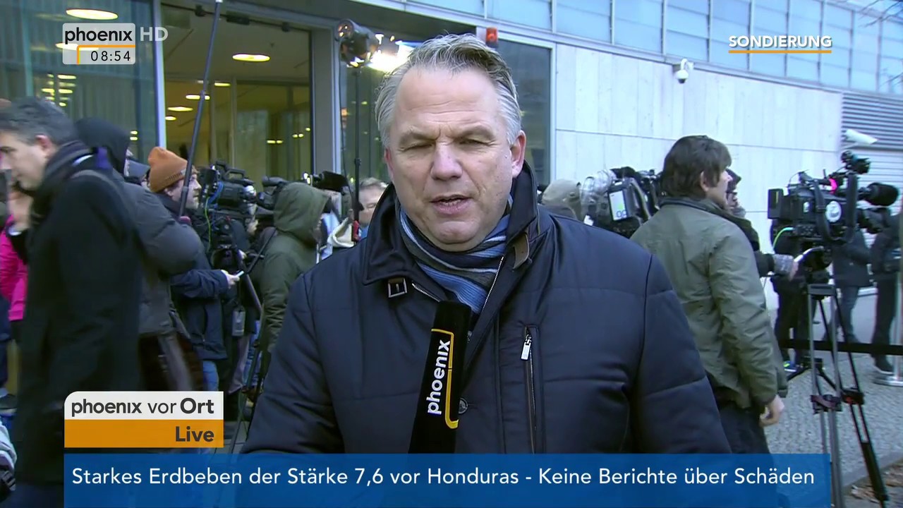 Gerd-Joachim von Fallois zum aktuellen Stand der Sondierung am 10.01.18