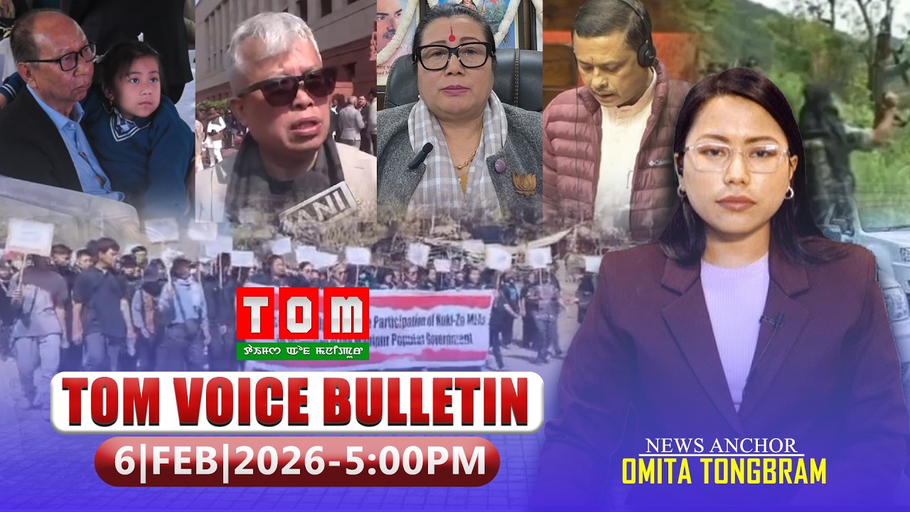 TOM TV - TOM VOICE BULLETIN || 6 FEB 2026, 5:00 PM