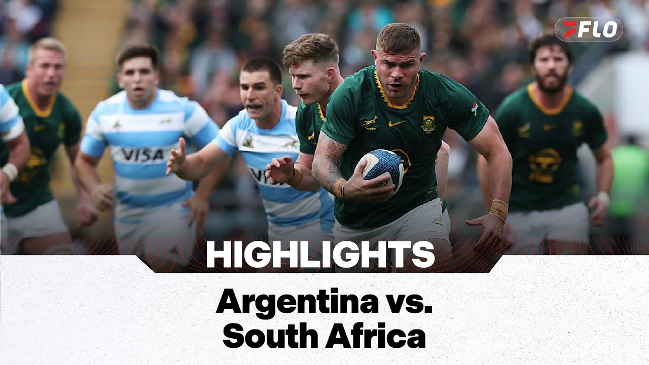 Argentina vs. South Africa Rugby HIGHLIGHTS From Round 6 Of The Rugby Championship