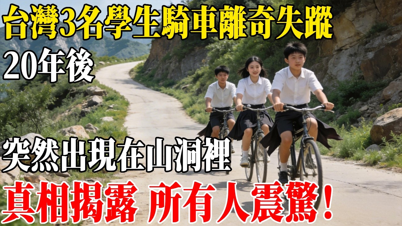 台灣3名學生騎車離奇失蹤，20年後，突然出現在山洞裡，真相揭露 所有人震驚！#民間故事 #人間故事會