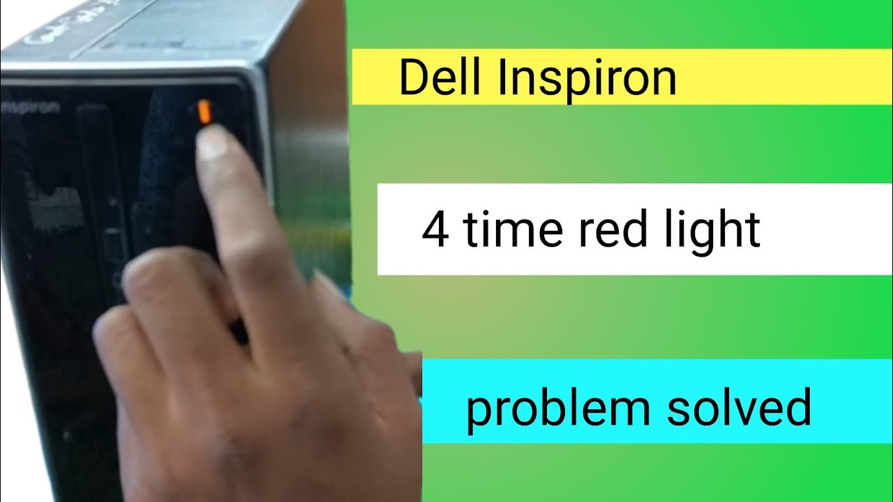 Dell Inspiron 3268 | dell 3268 no display | 4 time red light problem | how to check dell Inspiron