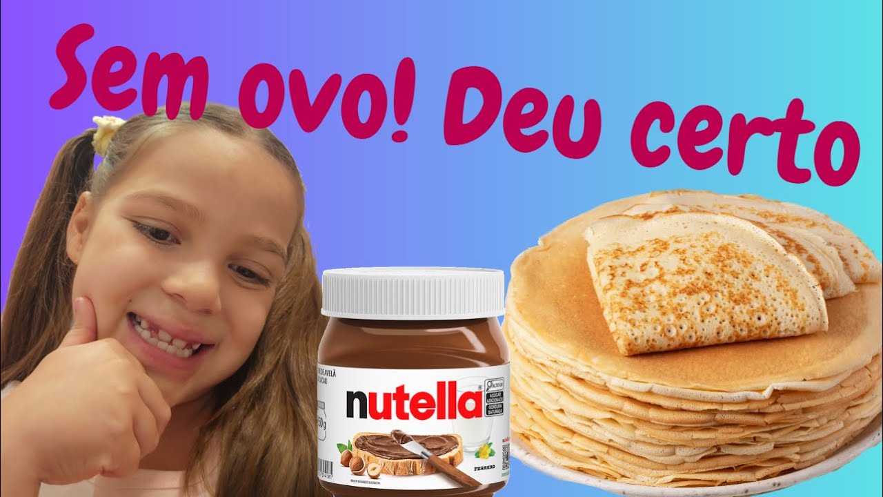 Panqueca Sem Ovo da Manu 🥞
