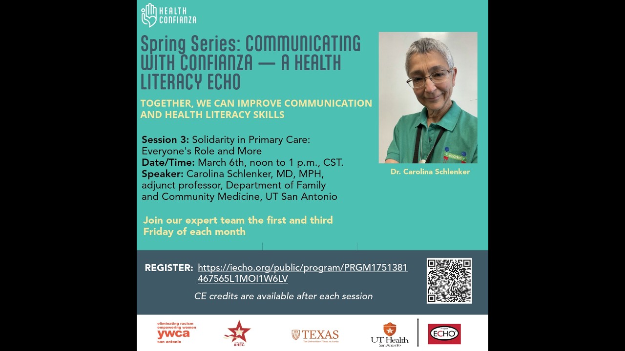 Communicating with Confianza — A Health Literacy ECHO: March 6, 2026