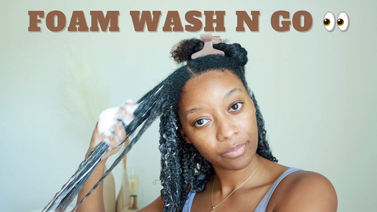 Trying a Foam Wash N Go