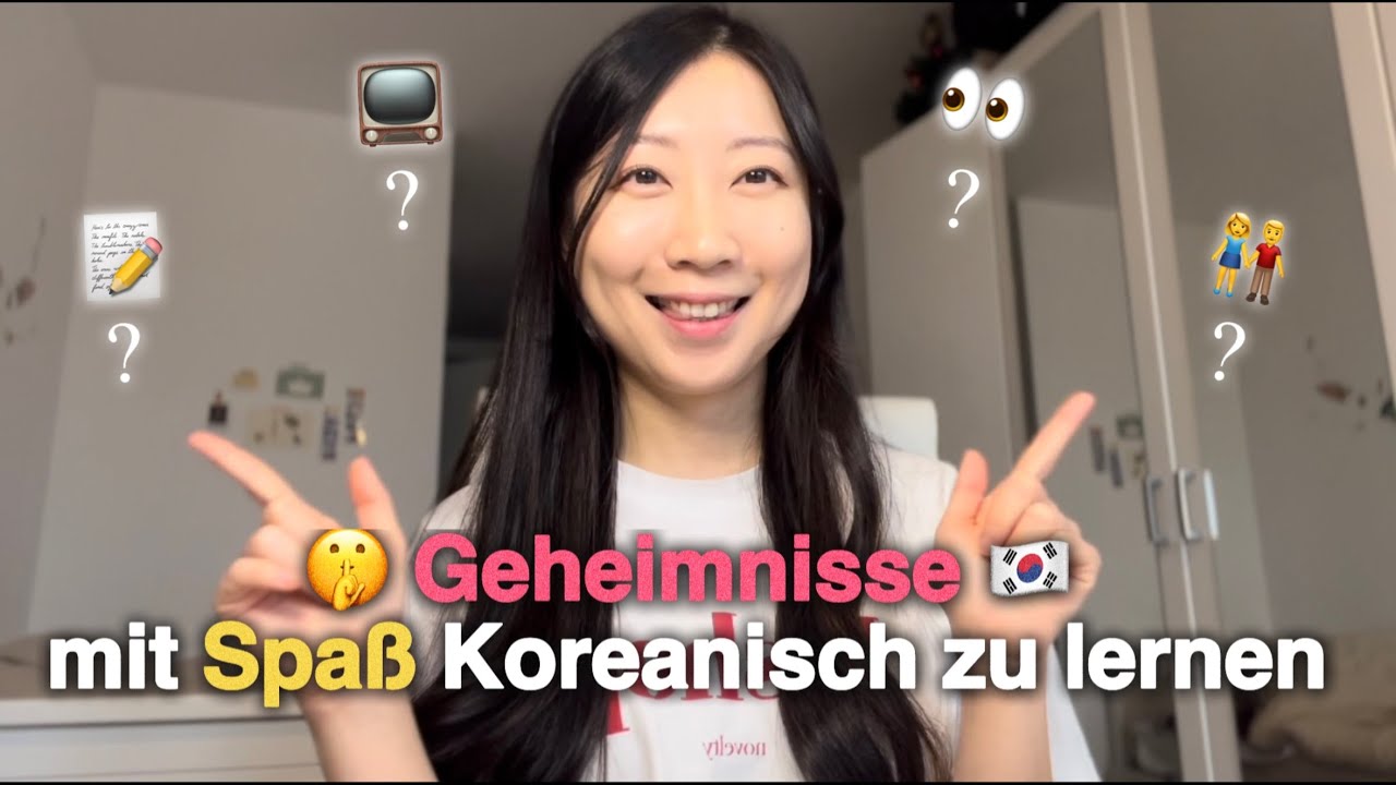🥸Wie man mit Spaß Koreanisch lernen kann❣️ ohne Stress mit Spaß !#koreanischlernen
