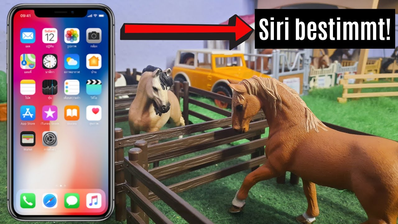 Pferd ab in deine Box 🐴 Siri bestimmt 😱😂 | Schleich Video