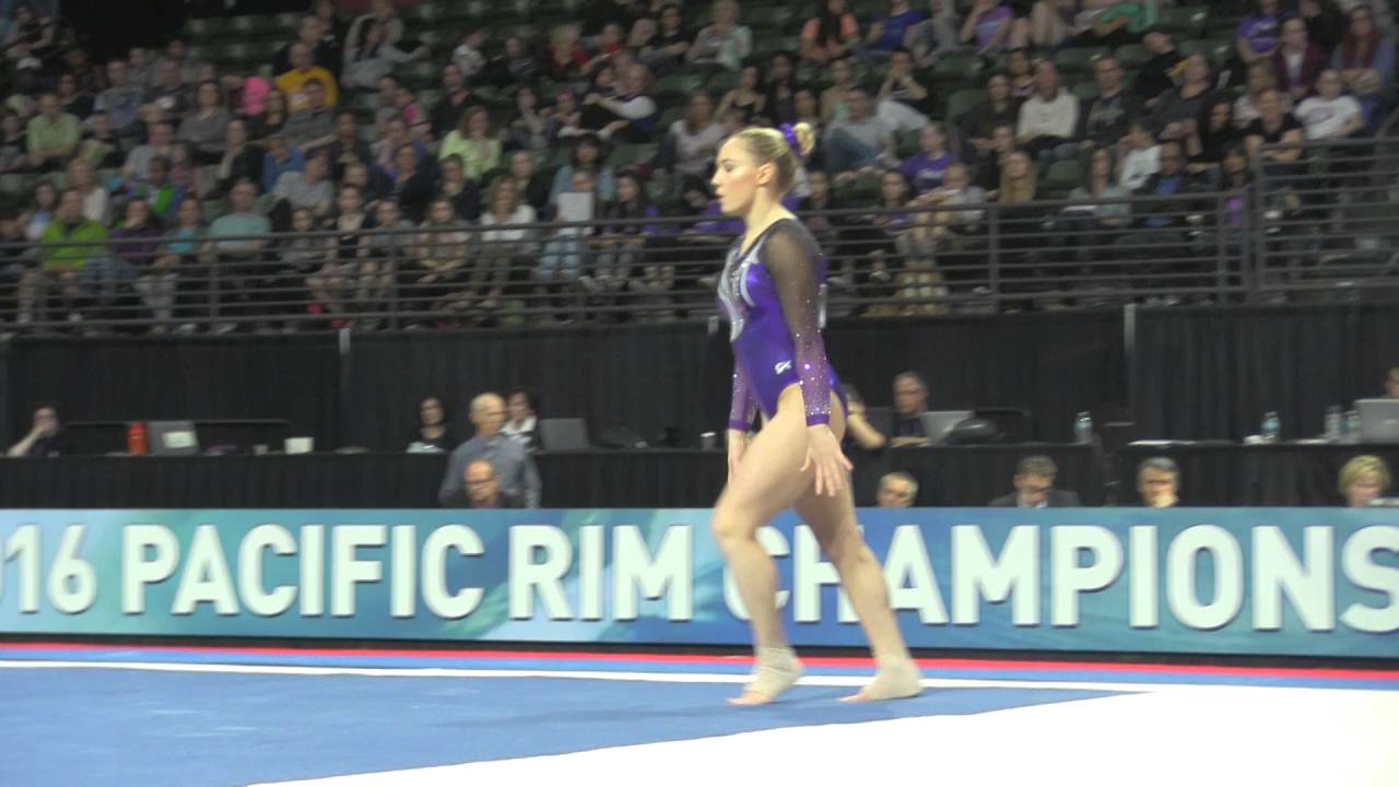 Emily Little (AUS) - Floor Exercise Final - 2016 Pacific Rim Championships