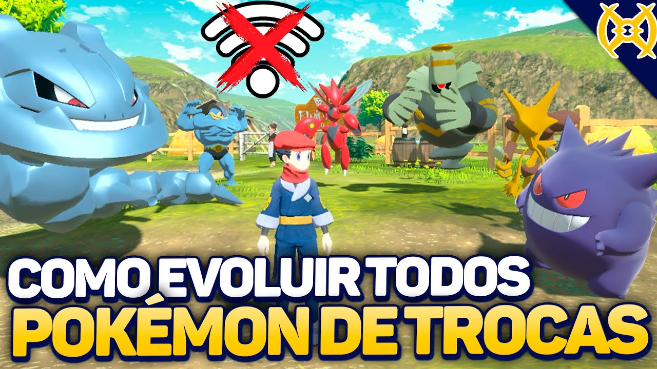 Como EVOLUIR TODOS OS POKÉMON DE TROCAS OFFLINE no Pokémon Legends Arceus!