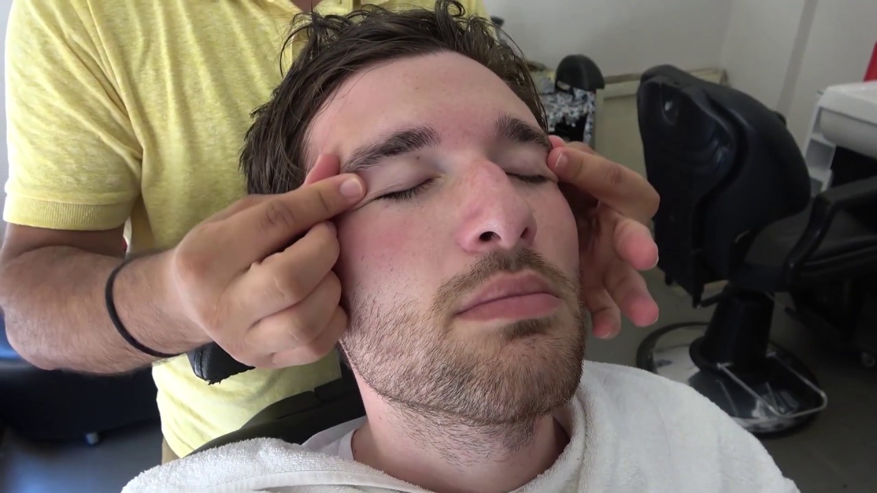 ASMR Turkish Barber Face,Head and Body Massage 277