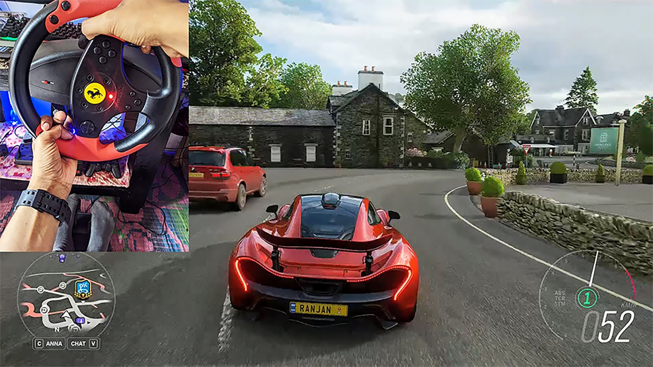 How to play Forza horizon 4 with Budget steering wheel. Thrustmaster Ferrari Racing Wheel Red Legend