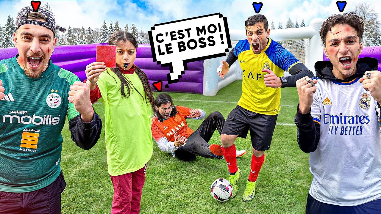 J'ORGANISE LE PLUS GRAND TOURNOI DE FOOT EN FAMILLE ! 😁 ( QUI EST LE PLUS FORT DE LA FAMILLE ?)
