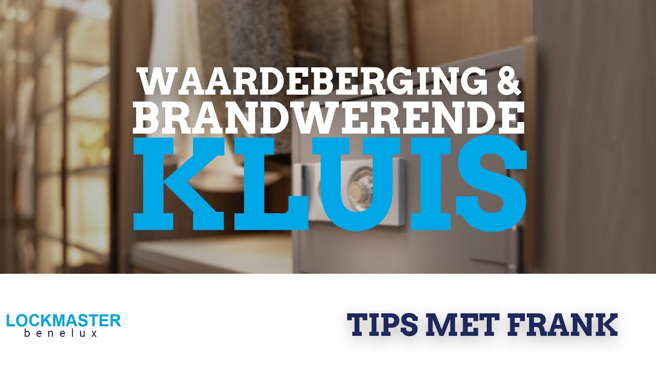 Lockmaster #9 Waardeberging & brandwerende kluizen