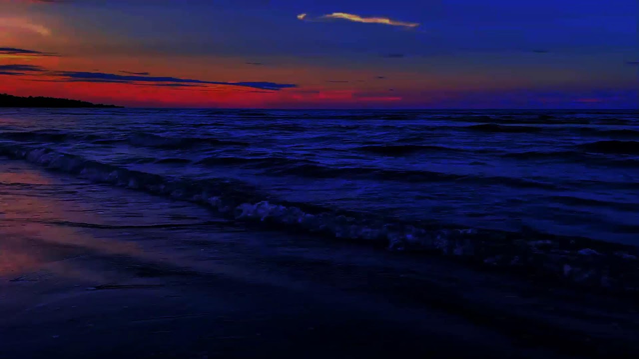 Relaxing Ocean Surf at Night for Peaceful Mind and Deep Rest
