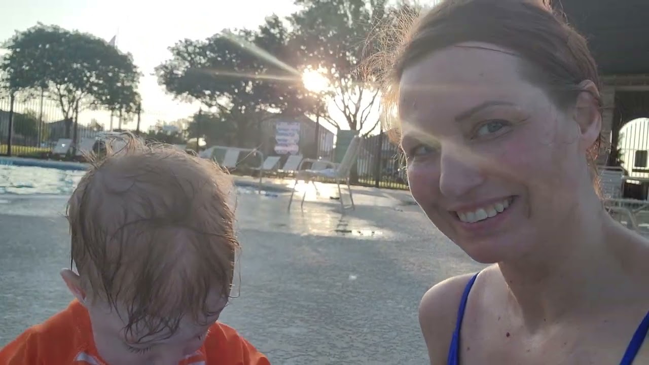 Elliot & Archer swim day