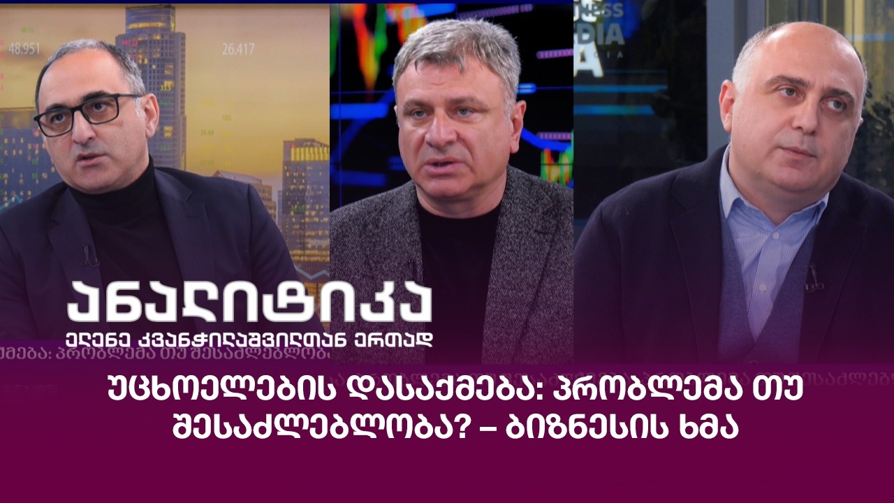 უცხოელების დასაქმება: პრობლემა თუ შესაძლებლობა? – #ბიზნესისხმა