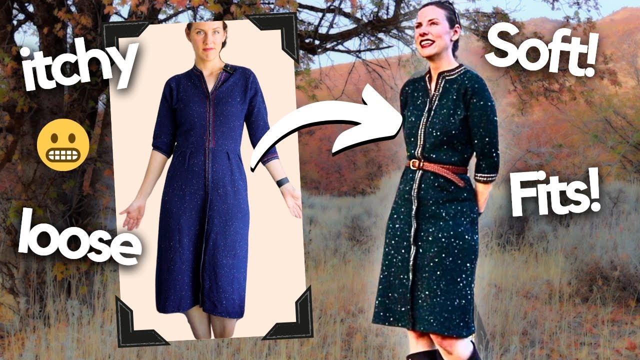 Recreating an Iconic Vintage Knit Dress (but less ✨itchy✨)