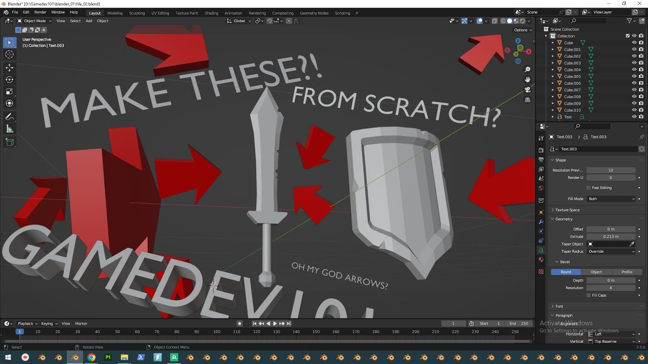 Blender101 - Intro - Your first Blender tutorial.