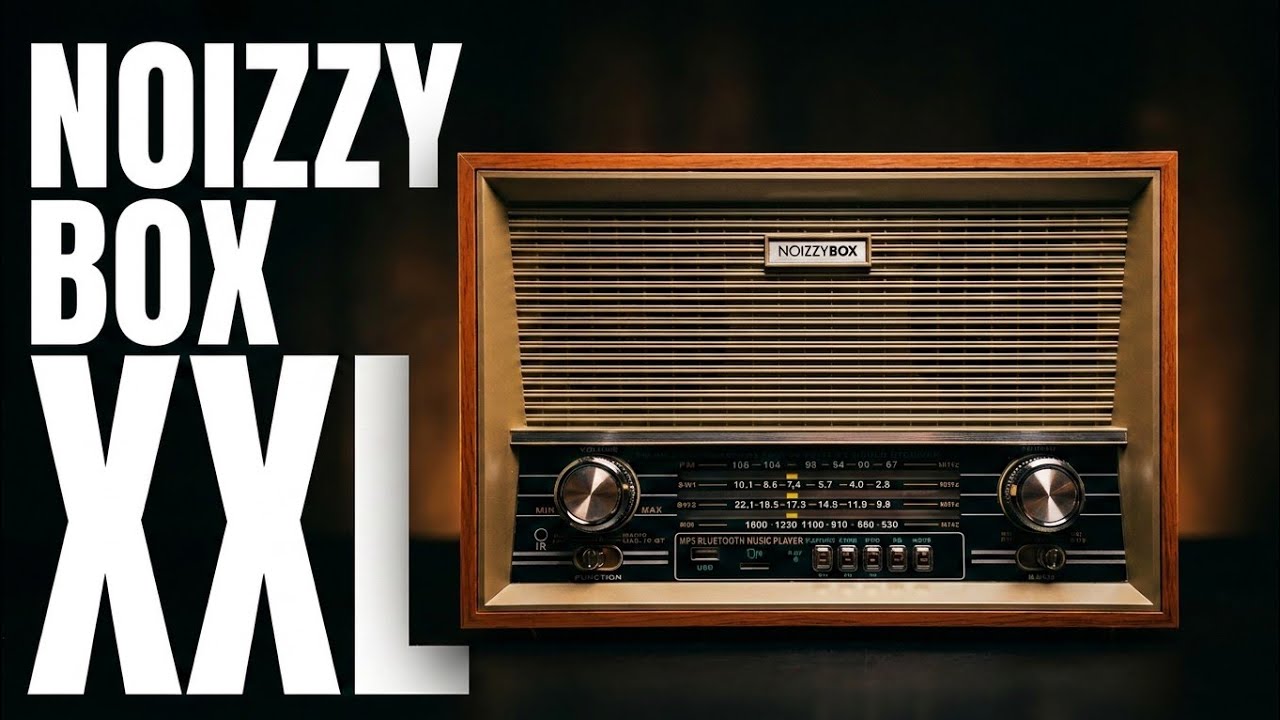 NOIZZY BOX RETRO XXL 4 BAND FM / AM / SW1 / SW2 / RADIO