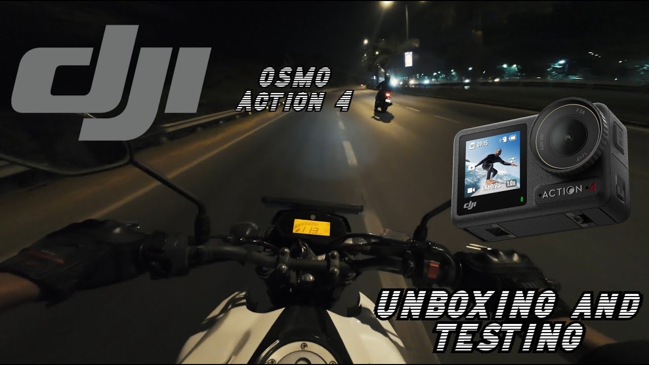 DJI osmo ACTION 4 *Adventure Combo* Unboxing and Testing