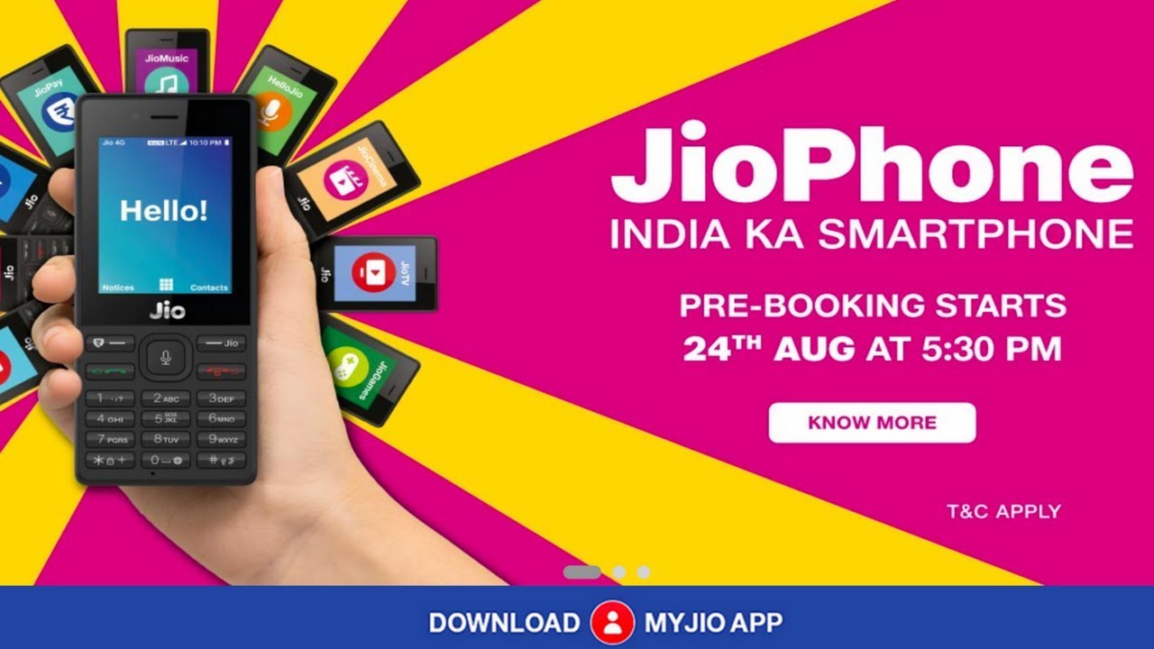 JIO Phone Pre-Booking Starts Today: Everything You Should Know