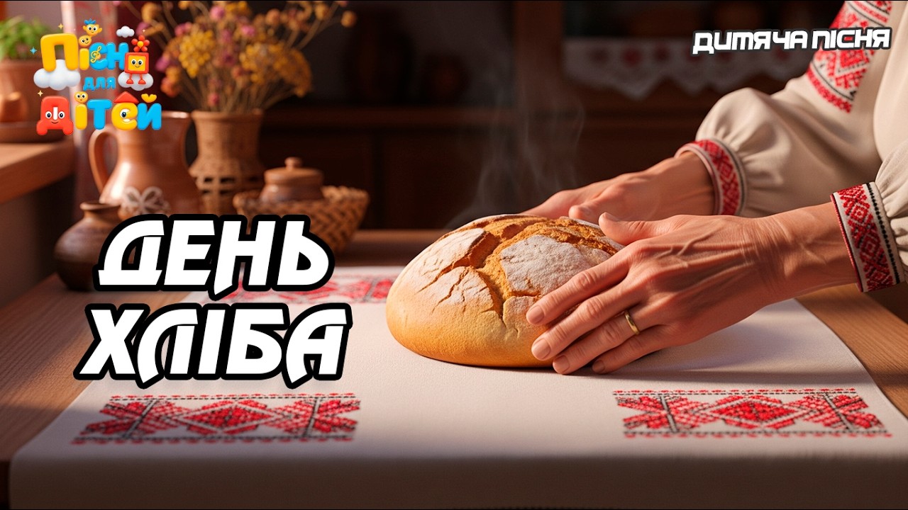 День Хліба. Руханка. Дитяча пісня українською. Сучасні дитячі пісні 2025. Сучасна Руханка для дітей