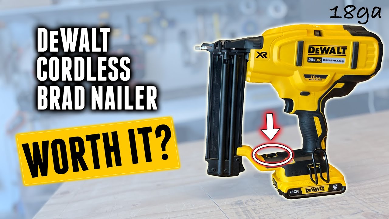 I bought the Dewalt Cordless Brad Nailer. I didn't expect THIS.