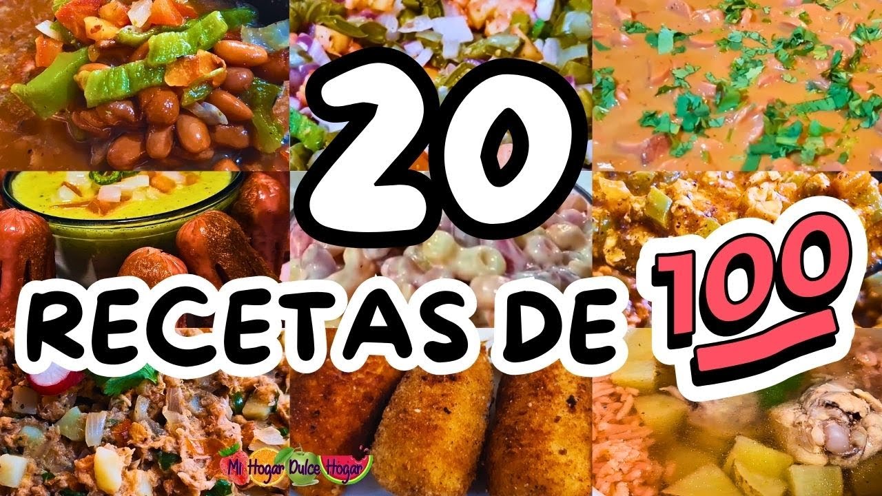💲¡20 RECETAS POR MENOS DE $100! 🍽️ Come Rico y Barato Todos los Días | Mi Hogar Dulce Hogar