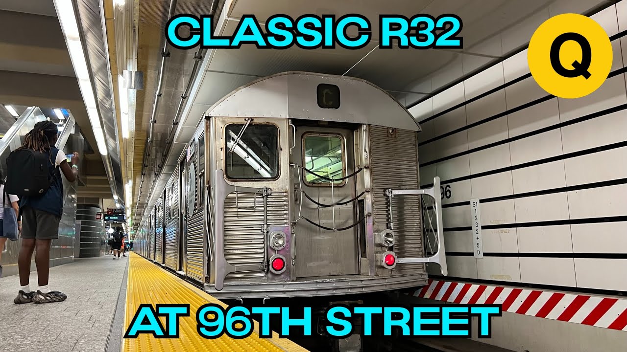 NYC Subway: R32 Museum Train at 96th Street! feat. R46 (8/13/23)