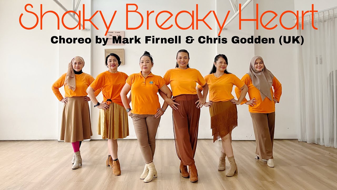 Shaky Breaky Heart line dance / Choreo by Mark Furnell (UK) & Chris Godden (UK)