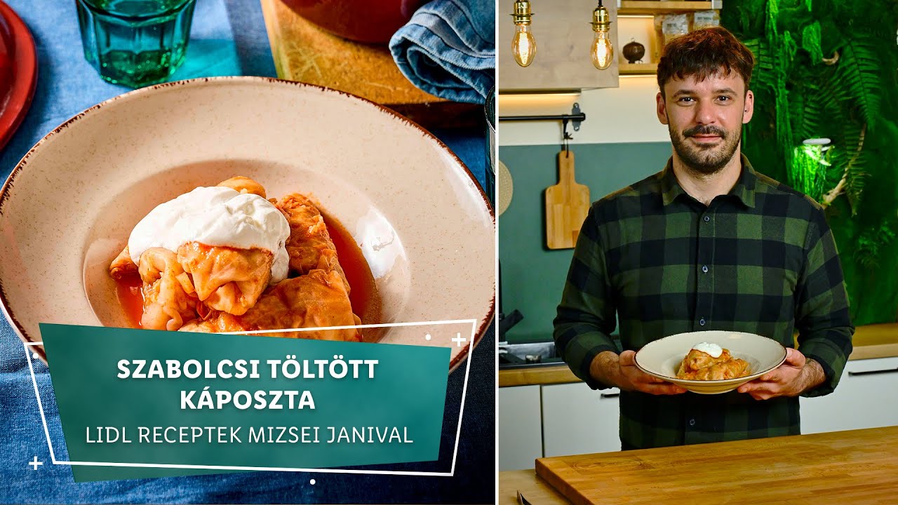 Kar&aacute;csony 4. - Szabolcsi t&ouml;lt&ouml;tt k&aacute;poszta - Lidl receptek Mizsei Janival