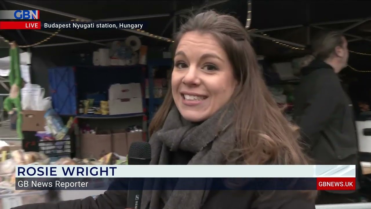 Rosie Wright reports from Budapest Nyugati station in Hungary as Ukrainian refugees arrive
