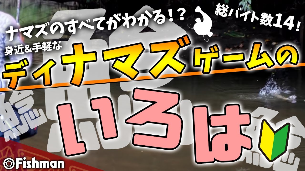 【ナマズのすべてがわかる！？】派手なバイトがクセになる！身近&手軽なデイナマズゲームのいろは