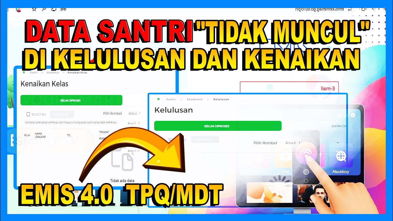 CARA MENGATASI DATA SANTRI 