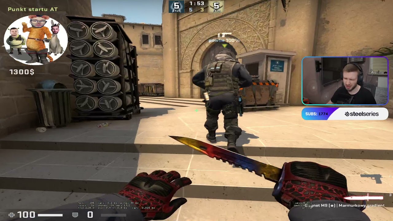 PEVOR PLAYS FACEIT ON MIRAGE